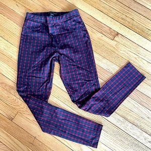Anthropologie x Sanctuary plaid holiday pants